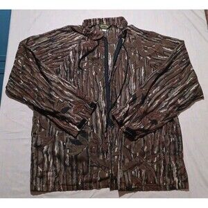 Spartan Lightweight Realtree Camo Jacket Mens Large Hunting USA Full Zip Vintage